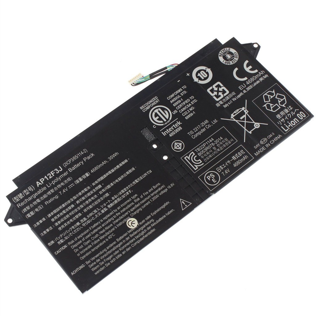 Pin Acer S7(zin), S7 191 Ultrabook 11&quot; 11CP5/42/61-2 AP12E3K