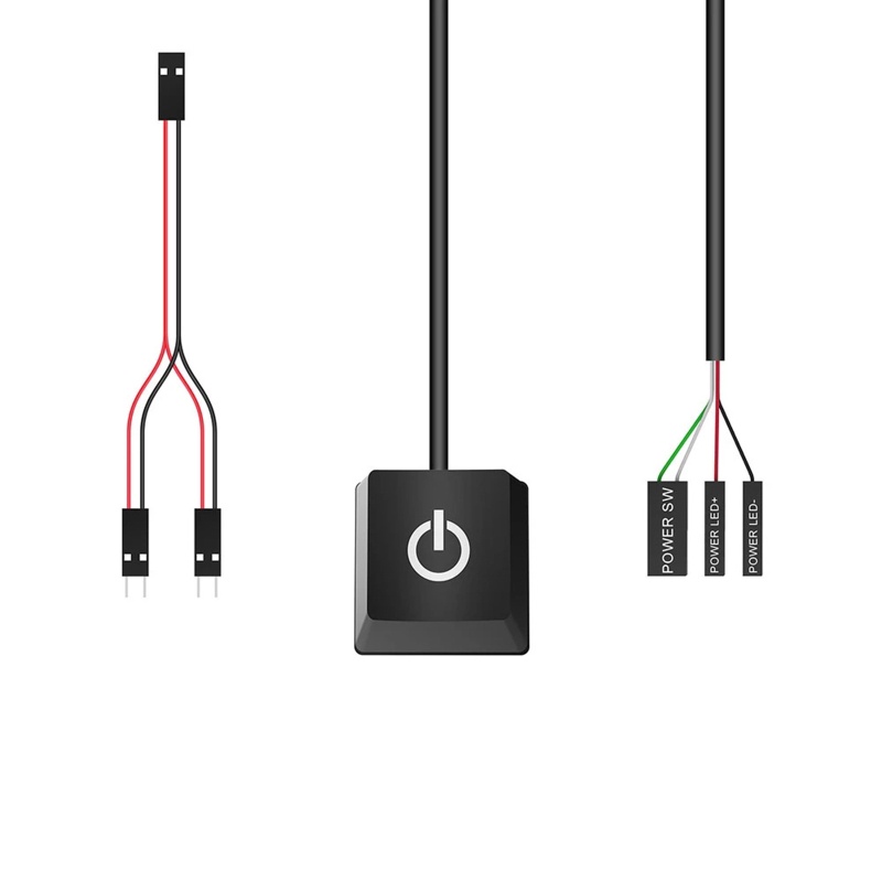 Nút Nguồn Đèn LED Nhiều Màu Sắc Dành Cho Bảng Mạch Chủ Máy Tính PC
