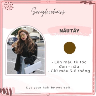 Thuốc nhuộm tóc màu nâu tây