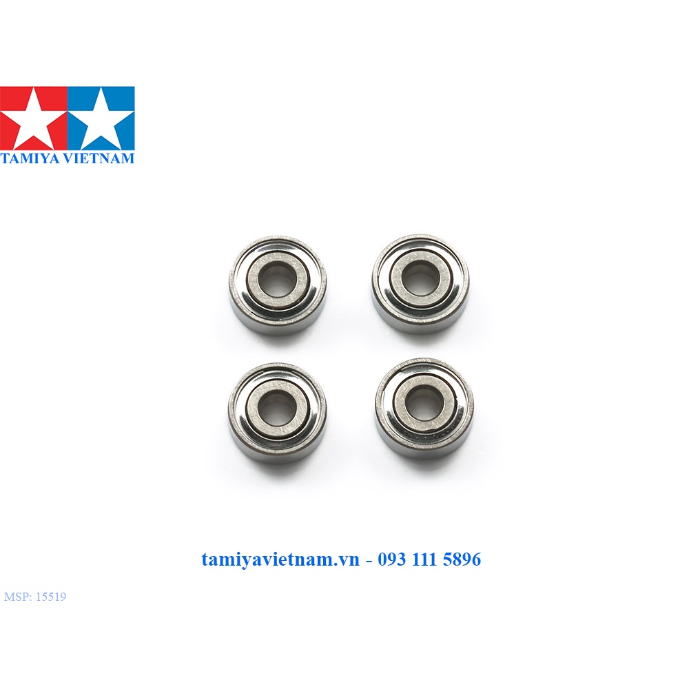 15519 Phụ kiện mô hình xe đua lắp ráp Mini 4WD HG ROUND HOLE BALL BEARINGS