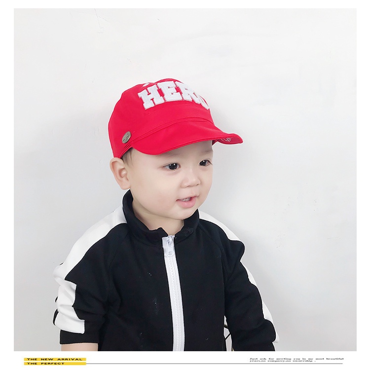 Mũ cho bé thêu chữ cực chất đáng yêu cho bé trai bé gái 6 đến 24 tháng