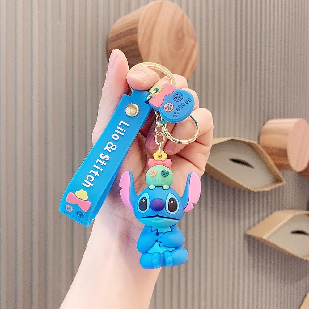 LANFY Móc Chìa Khóa Xe Hơi Họa Tiết Hoạt Hình Sáng Tạo Phong Cách Hàn Quốc Cho Nam