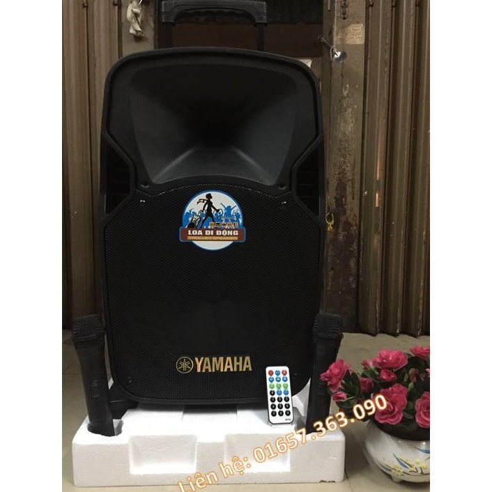 Loa karaoke di động Bluetooth YAMAHA tặng 2 MICRO ko dây.