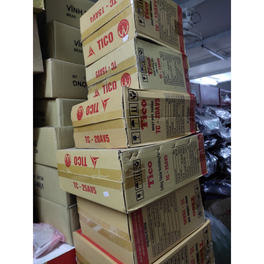 Quạt hút gió âm trần  hút thẳng TICO TC-25AV5/TC20AV5 , TC15AV5