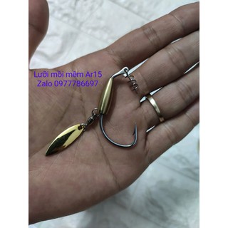 lưỡi móc mồi mềm làm từ thép Ar15