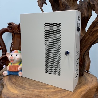 Tủ Đựng Đầu Ghi Camera 45x38x13cm Sơn Tĩnh Điện Có Khóa - MỚI 2023