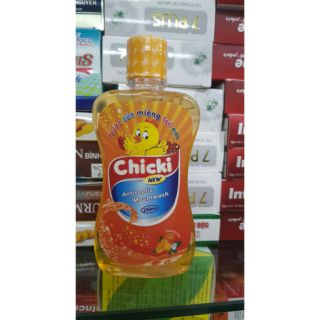 nước súc miệng trẻ em chicki