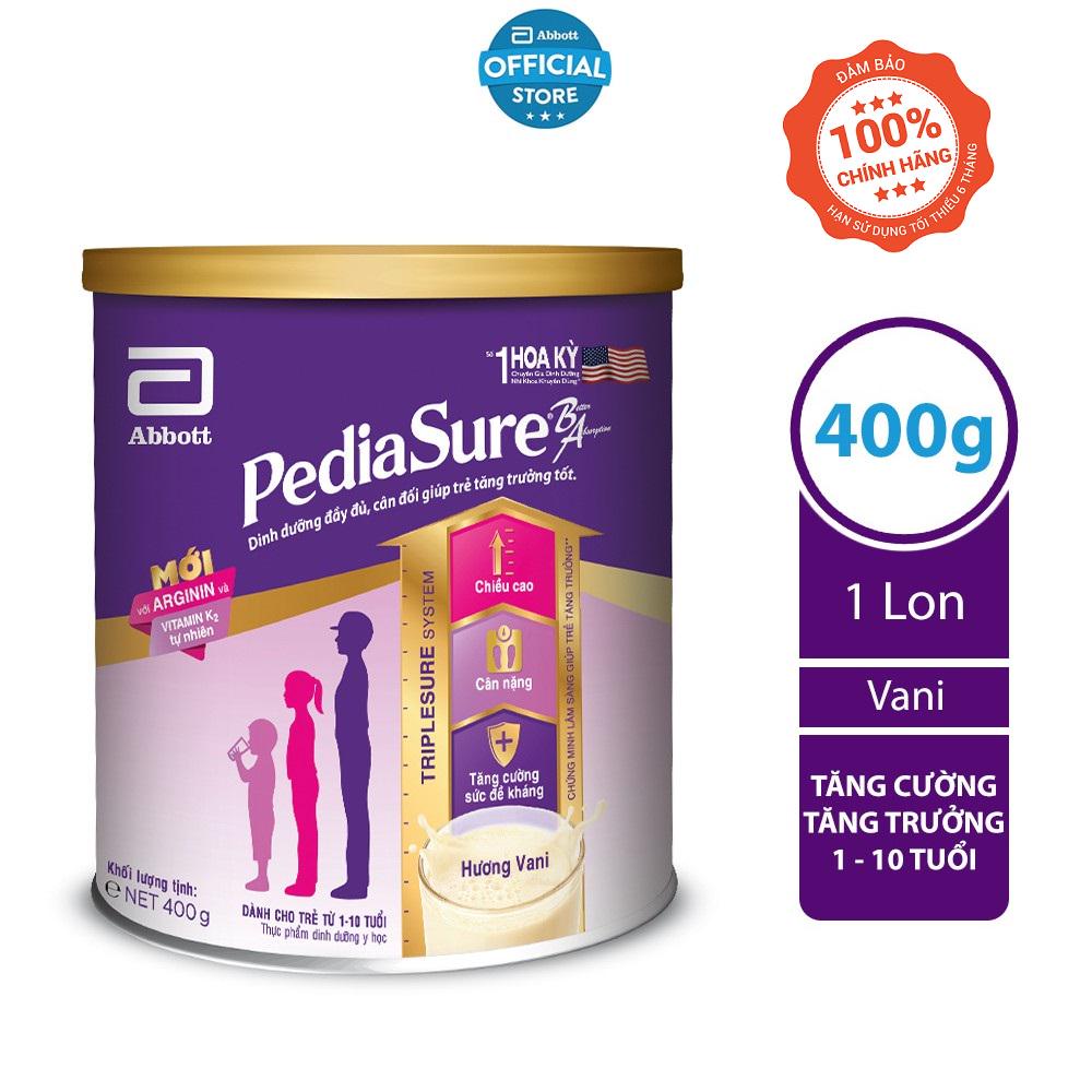 Sữa Bột Pediasure B/A 400g Hương vani