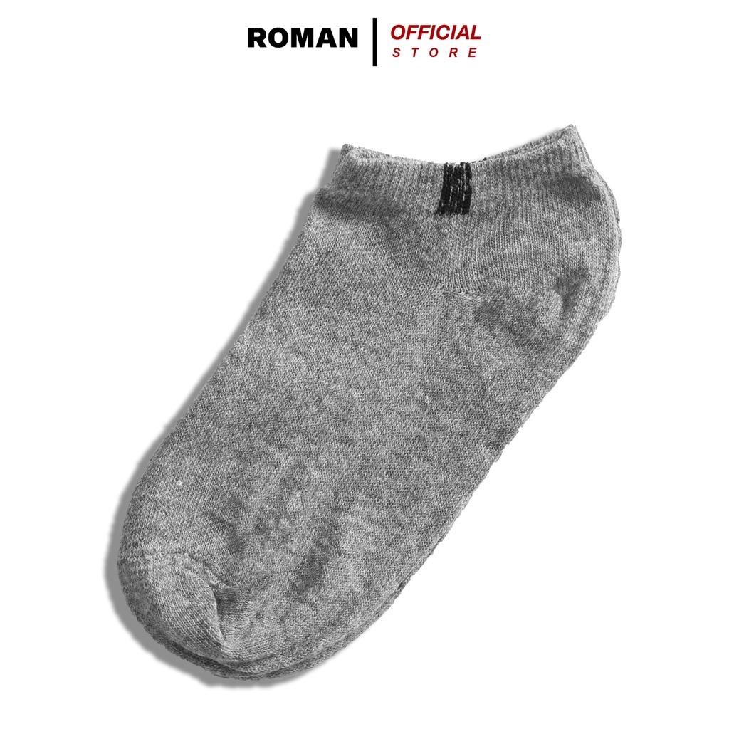 Tất Nam Cổ Ngắn ROMAN Vớ Nam Cotton Co Giãn Cực Tốt T01