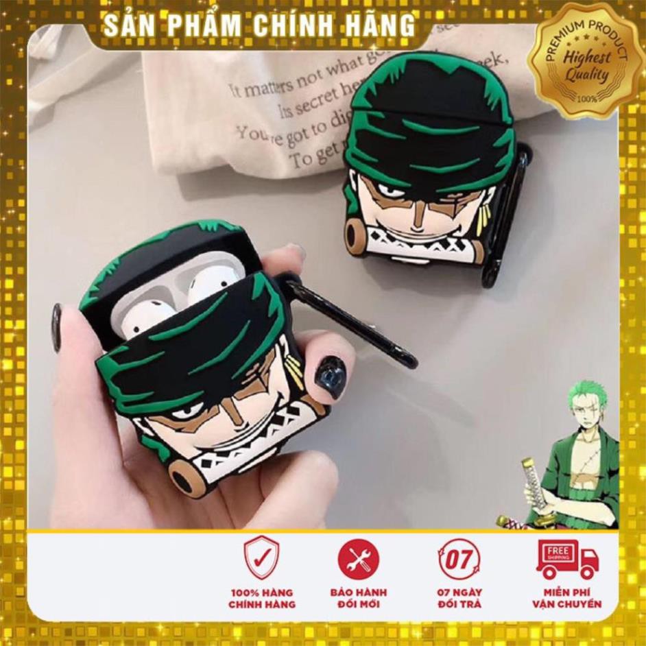 VỎ BỌC AIRPODS ZORO ONE PIECE Case Tai Nghe Không Dây Airpods 1/ 2/ i12/ Pro - Cheap Case Store