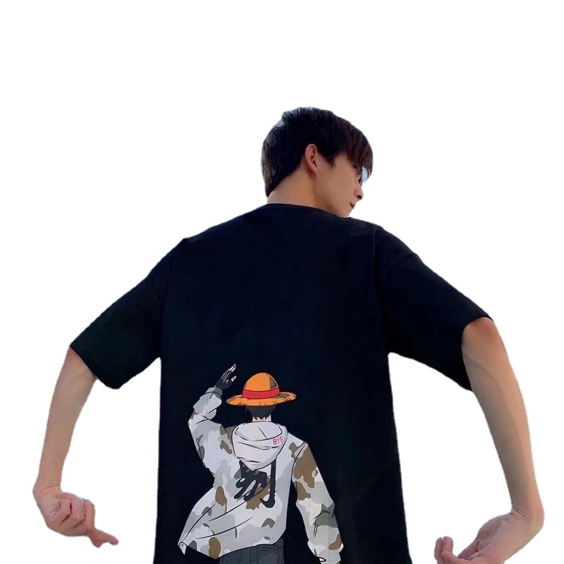 Áo Thun Tay Ngắn In Chữ Thời Trang Mùa Hè Dành Cho Nam Size M-8XL