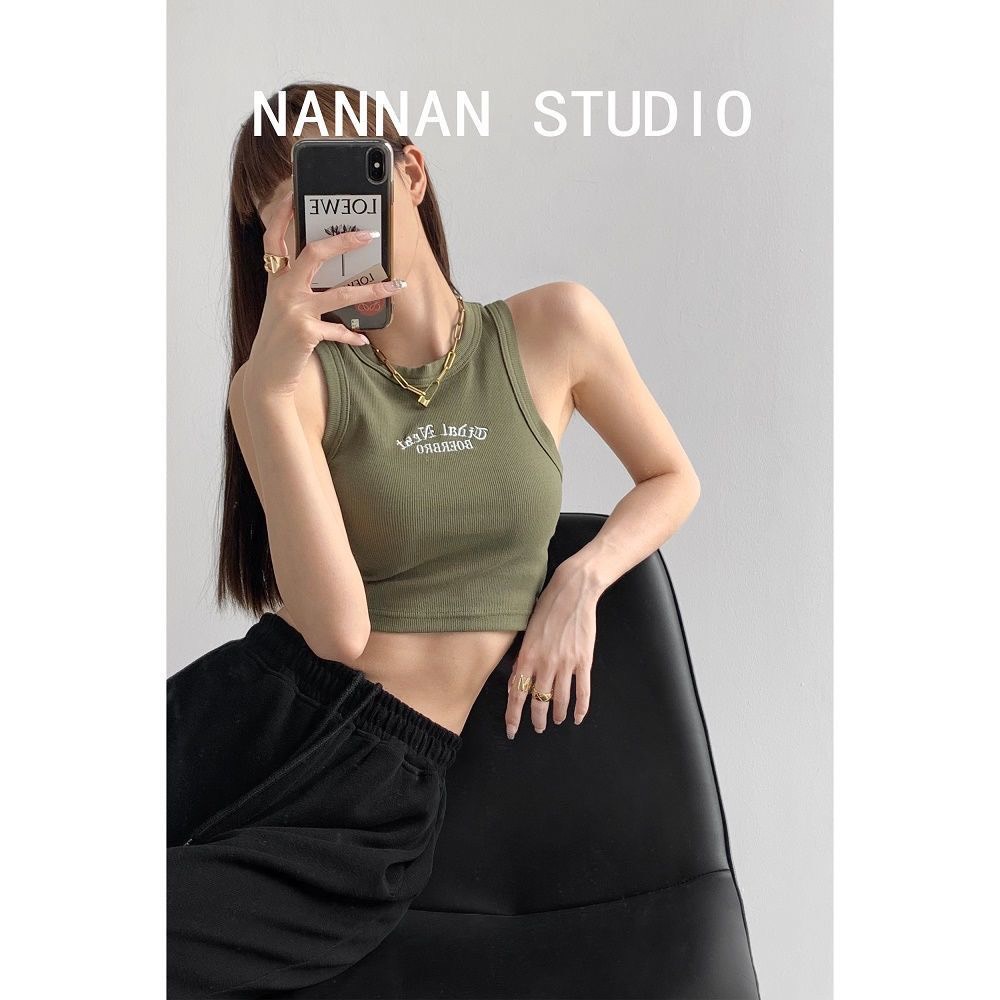Áo Croptop Ba Lỗ Gân Tăm Cổ Cao, Áo Body Nữ Thun Trơn Sát Nách Hàng Quảng Châu Latis Store