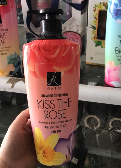 Dầu gội ELASTINE 600ml Love me, kiss the rose, pure breeze