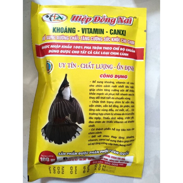 Cám khoáng,vitamin, canxi Hiệp Đồng Nai cho các loại chim cảnh