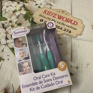 Bộ chăm sóc cho răng miệng 3 giai đoạn Summer Infant