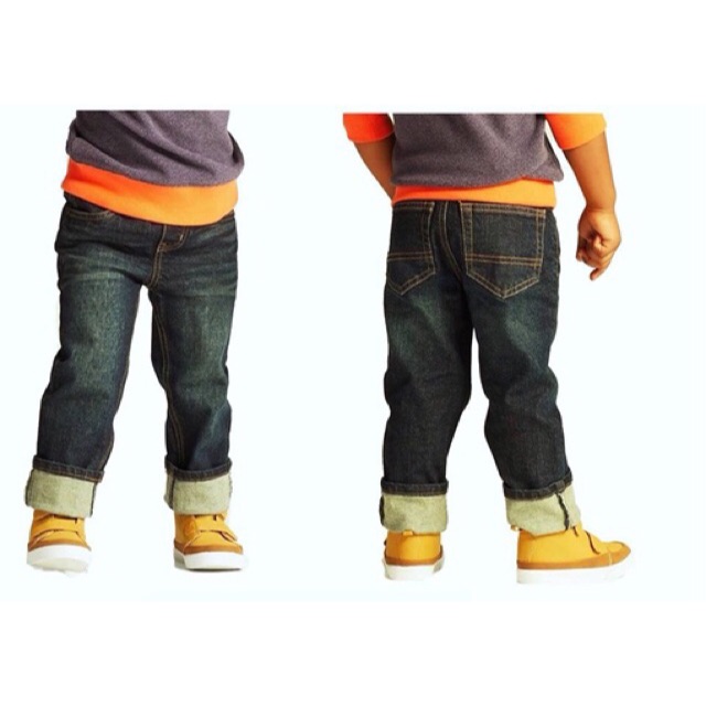 1 Quần jean lưng thun bé trai Cat & Jack VN xuất xịn size 3T - 5T