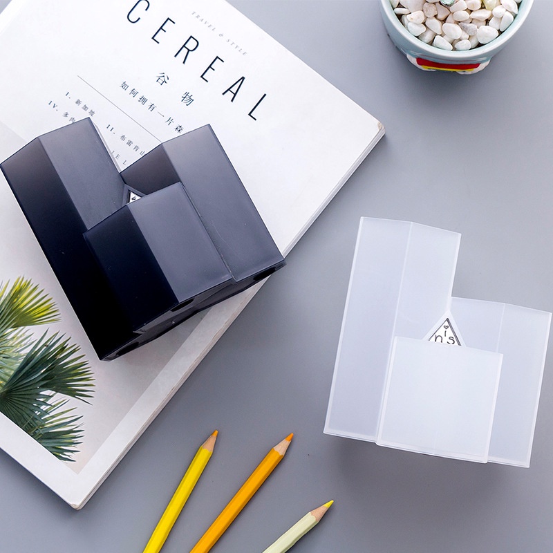 Giá Đỡ Bút Để Bàn Ba Ngăn Đa Năng Phong Cách Bắc Âu