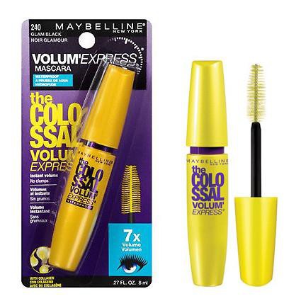 (Hàng USA) Mascara Dày Và Cong Mi The *olossal Volum Express Mascara *aybeline