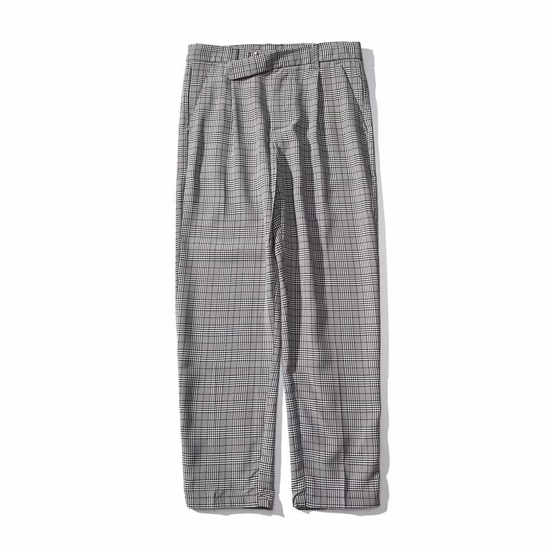 2 Color Fashion Square Plaid Pants For Men Màu