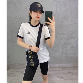 [Full tag code] Set bộ Adidas túi + áo + quần + mũ