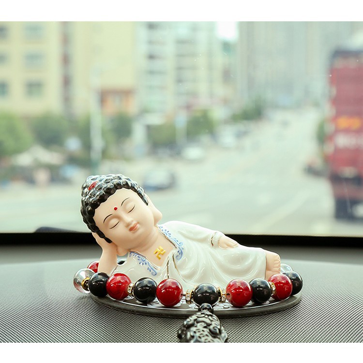 KHUYẾN MÃI LỚN Tượng Phật Nằm Niết Bàn Gốm Trắng