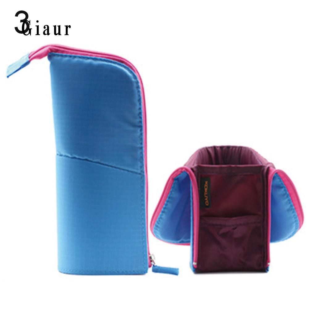 Túi đựng bút và cọ trang điểm thiết kế tự đứng tiện lợi