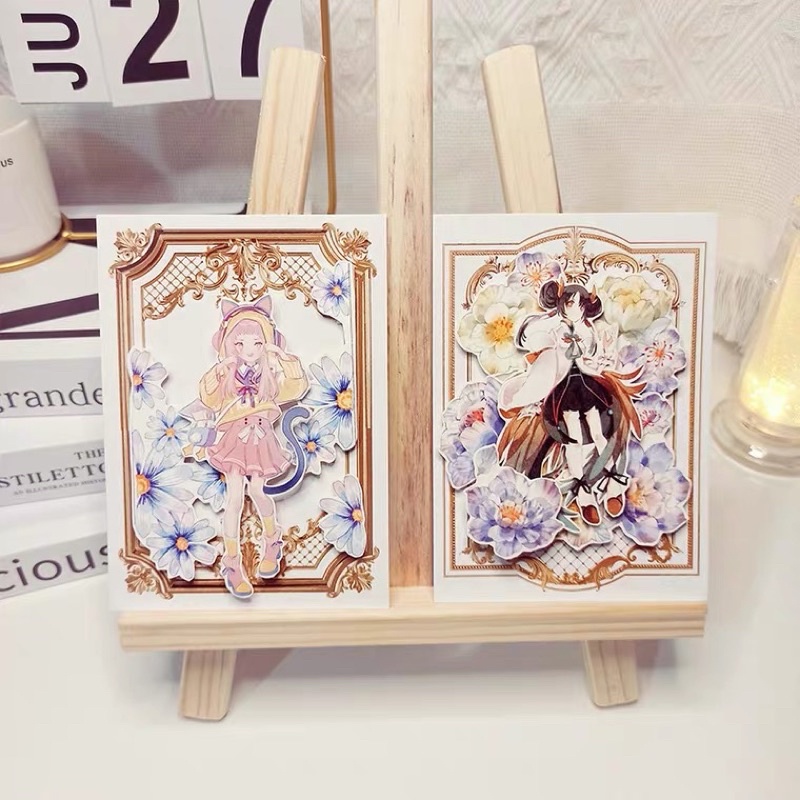 Giấy khung làm ảnh, tranh washi, handmade, trang trí bullet journal