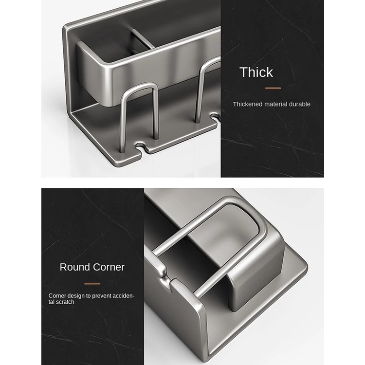 Giá Đỡ Bàn Chải Đánh Răng Tự Dính Gắn Tường Tiện Lợi