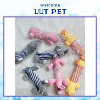 Đồ chơi gấu bông phát ra âm thanh dài cute mài răng chó mèo - thú nhồi bông cho bé
