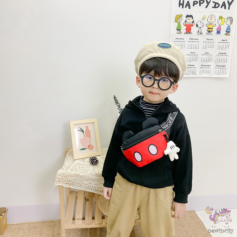 Túi Đeo Chéo Hoạt Hình Thời Trang Hàn Quốc Cho Bé