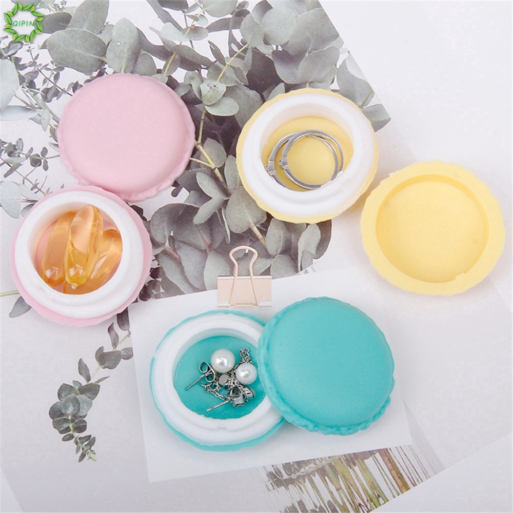 Hộp đựng trang sức hình bánh macaron xinh xắn