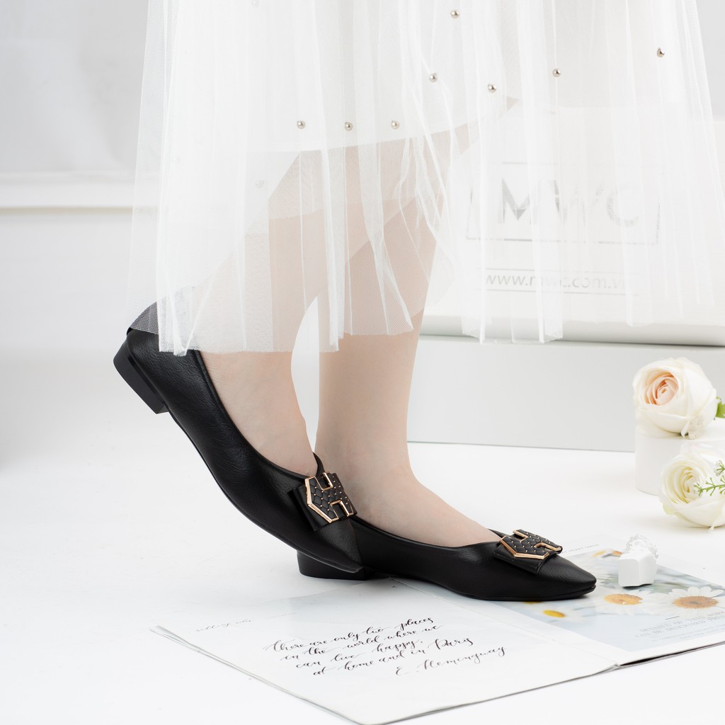 Giày búp bê đính khóa sang trọng MWC NUBB- 2213 | BigBuy360 - bigbuy360.vn