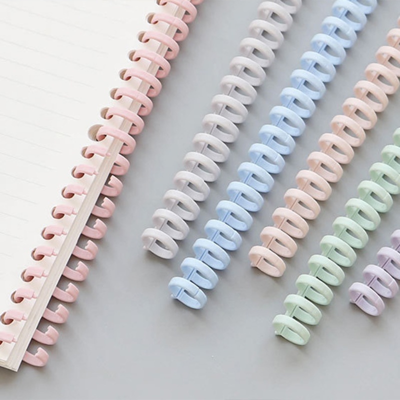 Bộ 10 kẹp giấy 30 lỗ khổ A4 tiện lợi dùng cho sổ tay lưu niệm