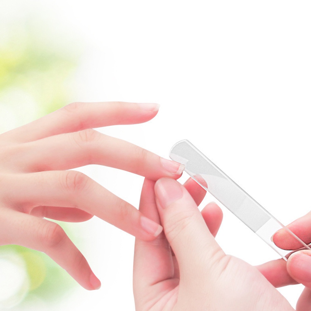 Dụng Cụ Dũa Móng Tay Bằng Kính Kèm Hộp Đựng