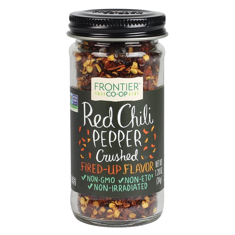 ỚT ĐỎ SẤY Frontier Chili Peppers Red Crushed, NonGMO, 34g