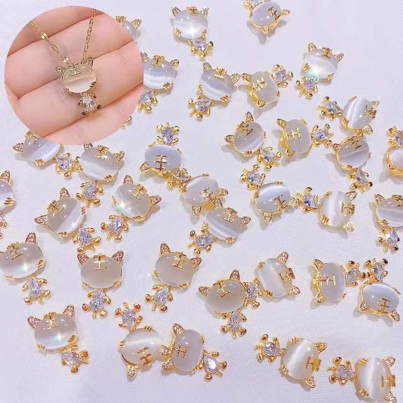 Vòng cổ Mạ Vàng 18K Mặt Hình Con Hổ Đính Đá Thời Trang Cho Nữ