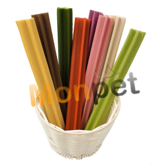 Bánh gặm vệ sinh răng miệng cho chó Pookie Starstick dạng gum dẻo mềm 500gram