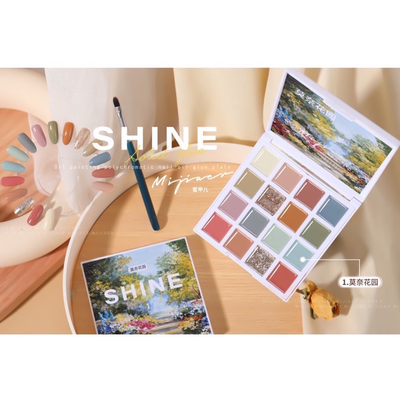 Sơn gel nén 16 màu /1 set sử dụng sướng lắm nhe khách