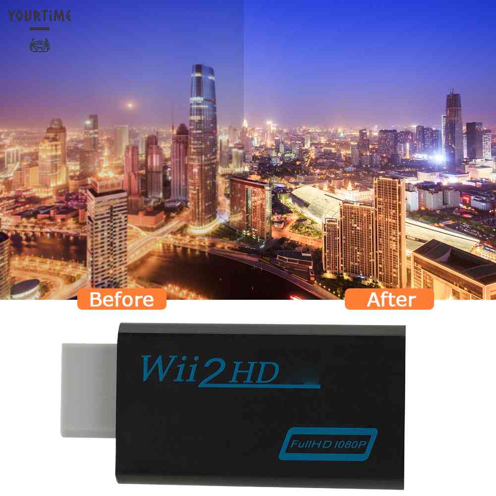 Bộ ChuyểN ĐổI Âm Thanh 3.5mm Full HD 1080P Wii 2 Wii Sang HDMI