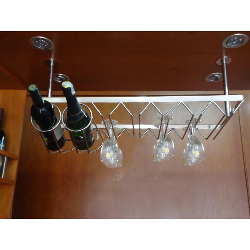 [ INOX 304 100%]  Treo Ly, Kệ Treo Ly Quầy Bar, Kệ Treo Ly Rượu Vang Inox 304