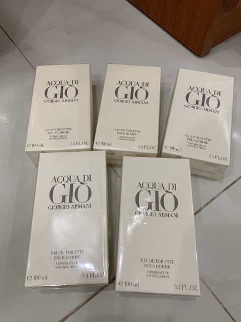 Nước hoa Acqua di Gio (Giò trắng) pour homme 100ml full seal | BigBuy360 - bigbuy360.vn