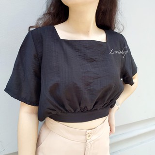 Her croptop cột nơ sau Lovi