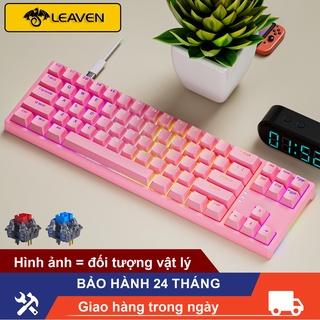 Bàn phím máy tính rgb led k710 leaven 24 giờ vận chuyển bàn phím cơ