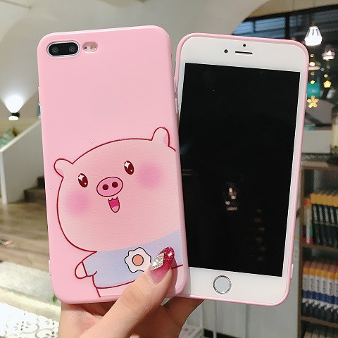 Ốp lưng hình heo màu hồng cho OPPO F1S A39 / A57 F5 A79 A83 A3 A3S F5