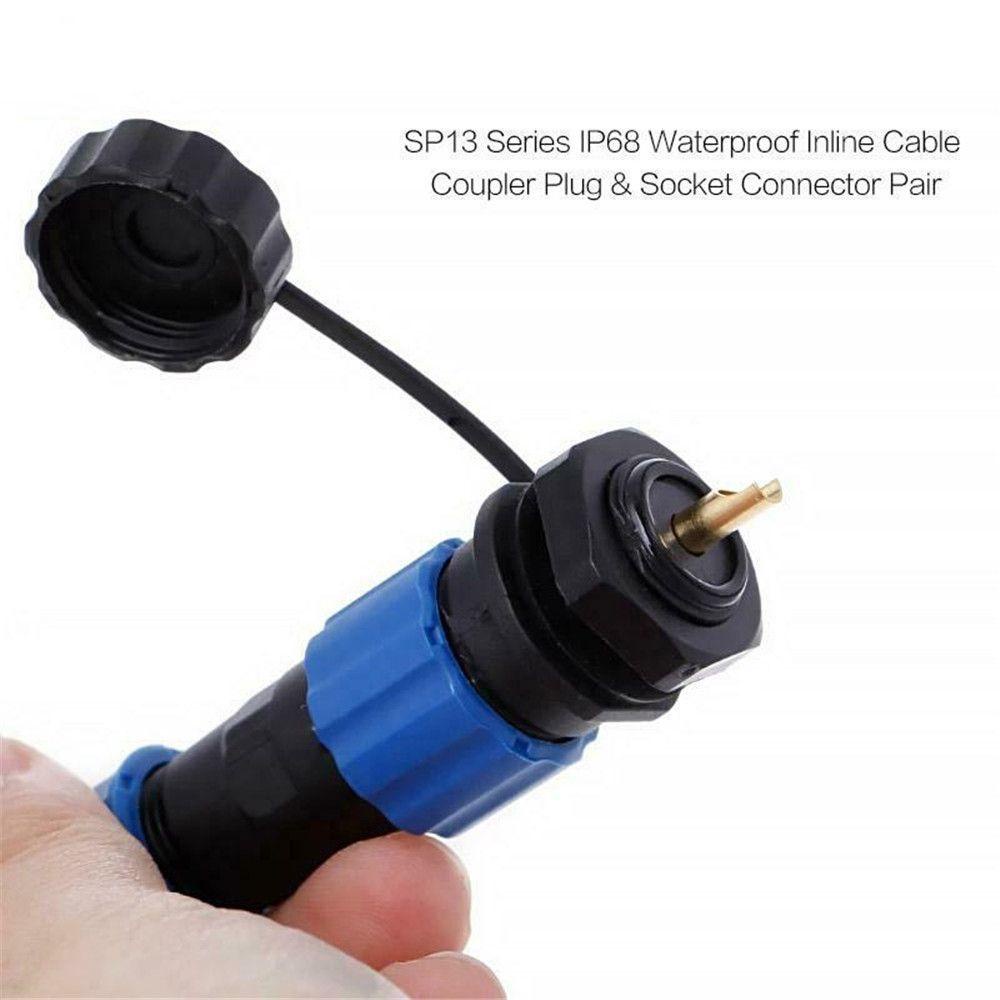 Đầu Nối Dây Cáp 1-7 Pin SP13 Inline
