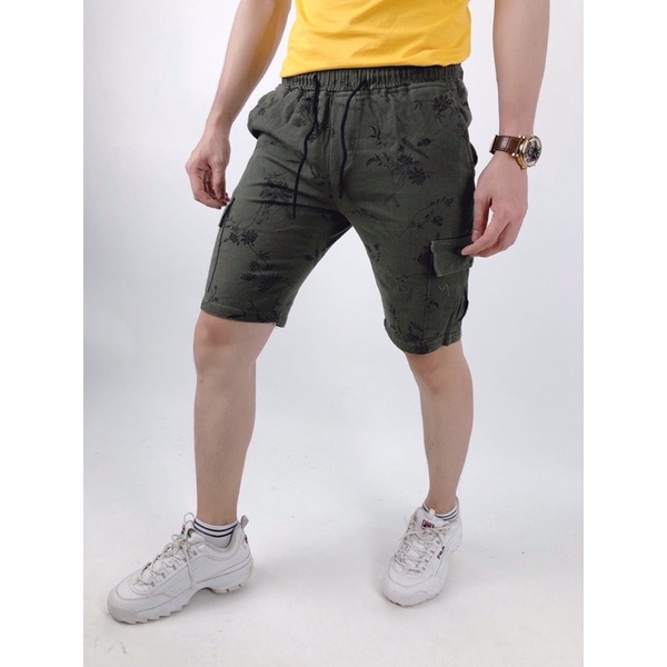 short jeans hoạ tiết nô store