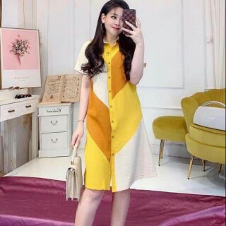 Váy sơ mi đũi xinh xinh
