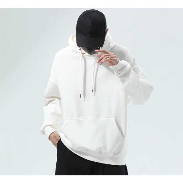 Áo hoodie trơn nỉ bông dài tay Unisex 5 màu hottrend, phong cách Hàn Quốc mùa thu đông RHD01