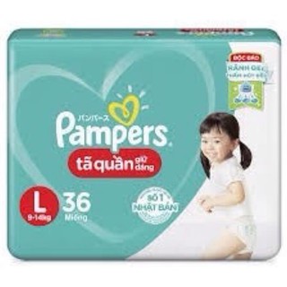 Bỉm pamper quần m40/l36/xl32 ..mymy