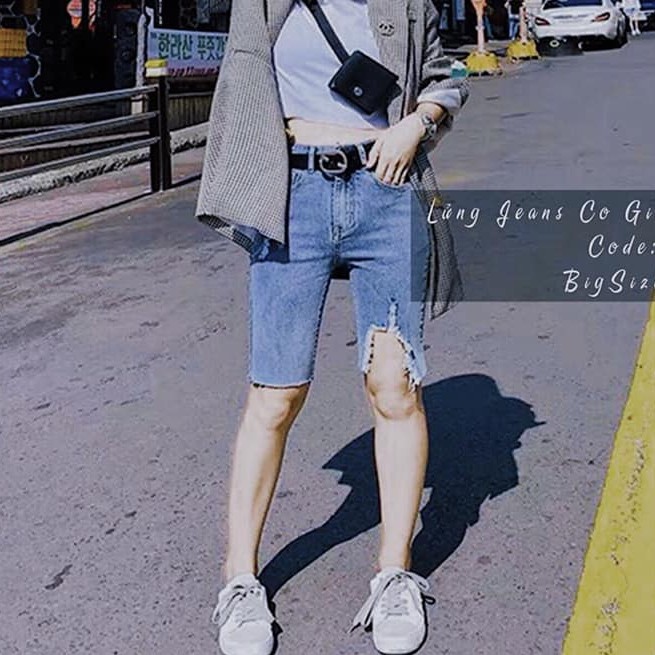 Quần Ngố Lửng Jeans SIZE ĐẠI